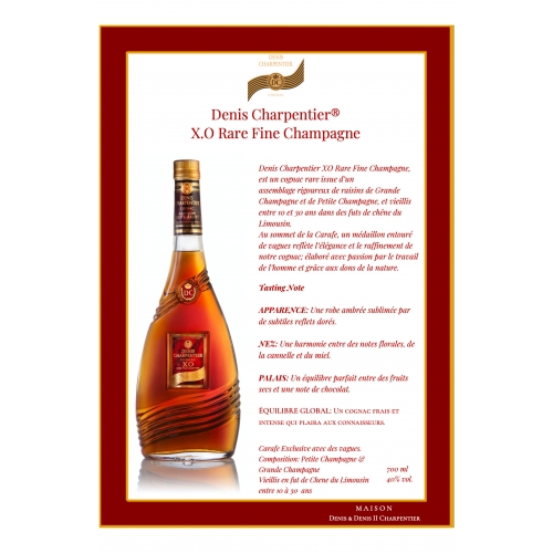 COGNAC X.O RARE FINE - DENIS CHARPENTIER